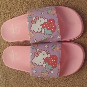 Hello kitty strawberry slide sandals